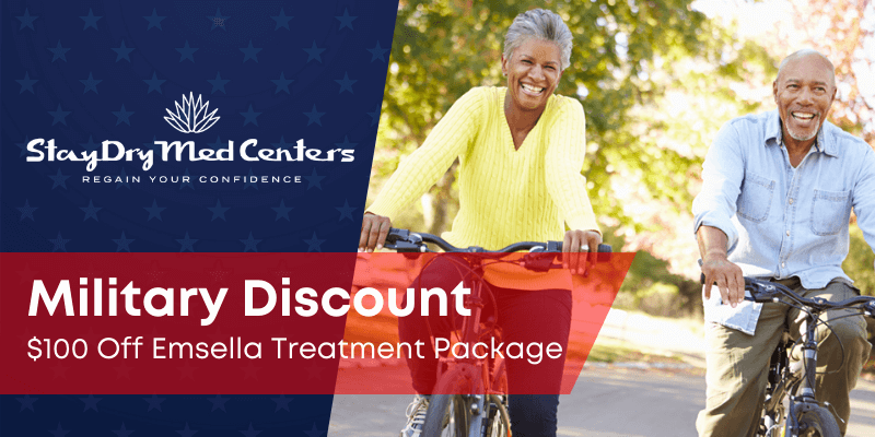 $100 Military Discount for Emsella Treatments