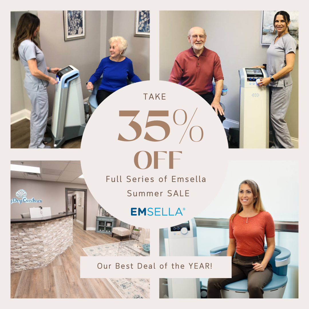 35% off Emsella at StayDry Med Centers