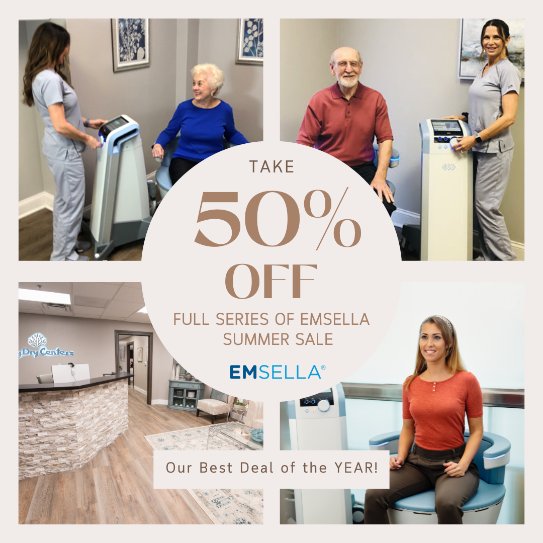 emsella Summer Sale with StayDry Med Centers